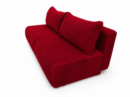 Sofa Loren 200 cm z funkcją spania – gruby sztruks Ambience