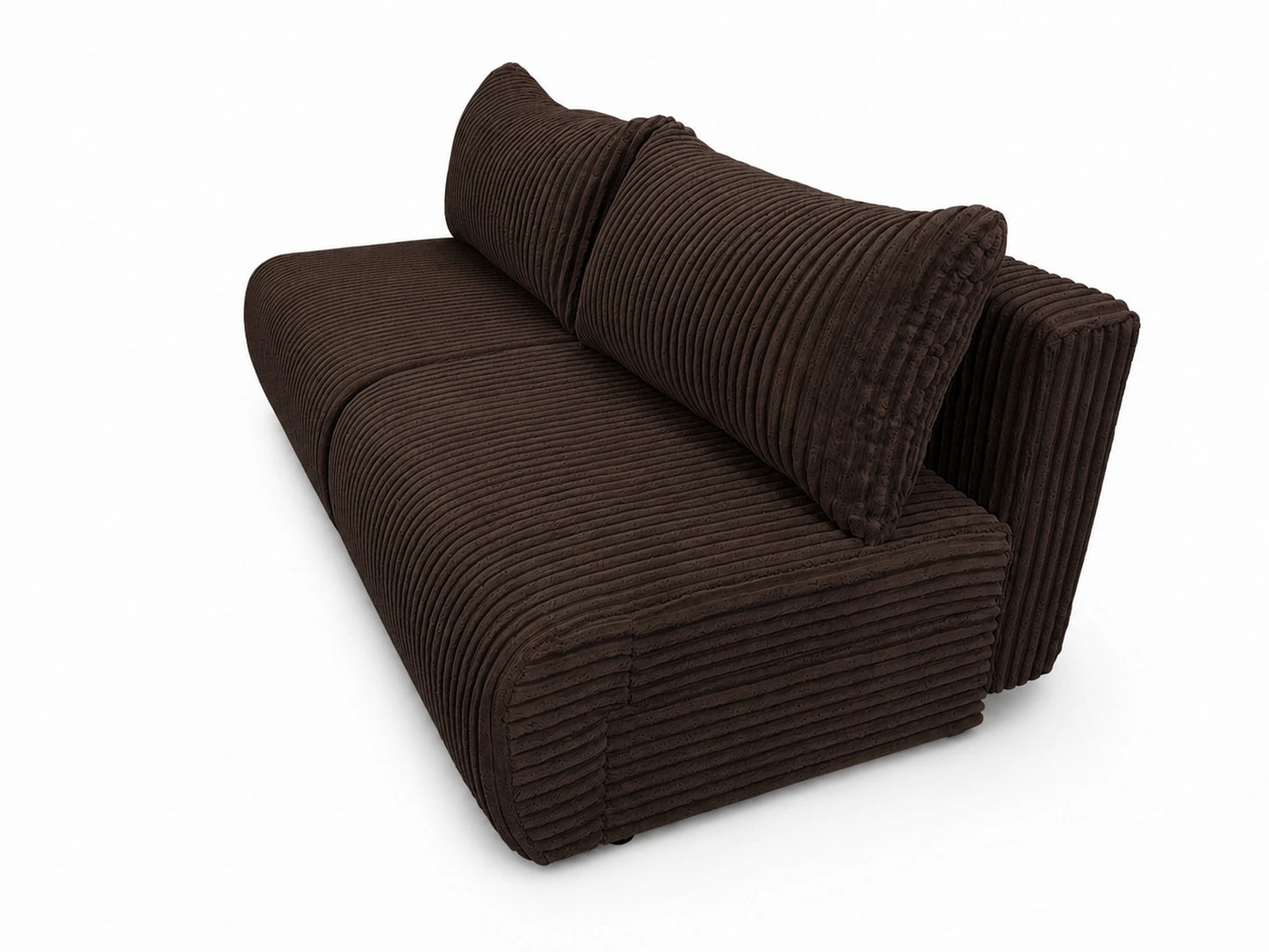 Sofa Loren 200 cm z funkcją spania – gruby sztruks Ambience
