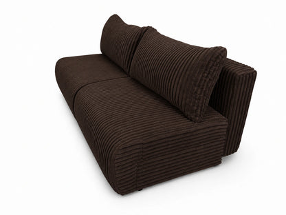 Sofa Loren 200 cm z funkcją spania – gruby sztruks Ambience