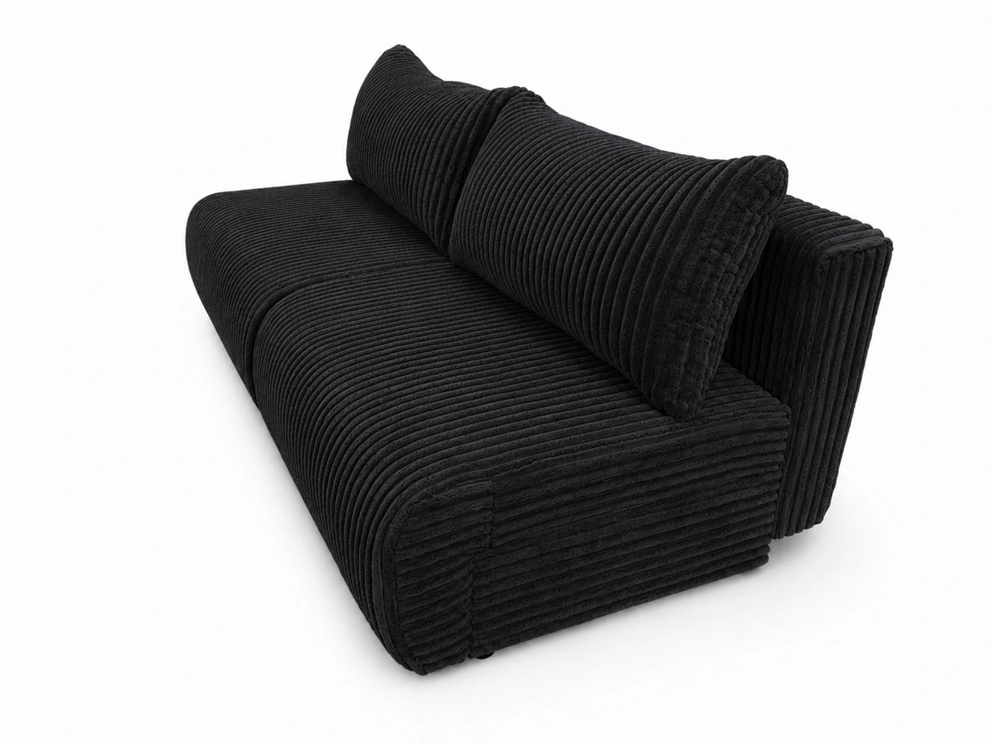 Sofa Loren 200 cm z funkcją spania – gruby sztruks Ambience