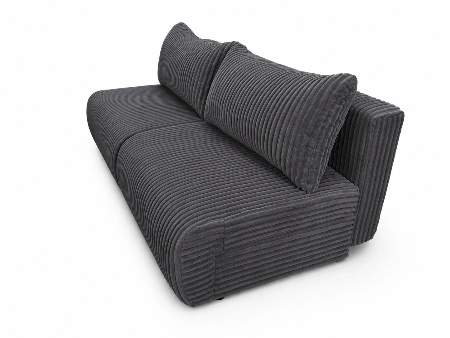 Sofa Loren 200 cm z funkcją spania – gruby sztruks Ambience