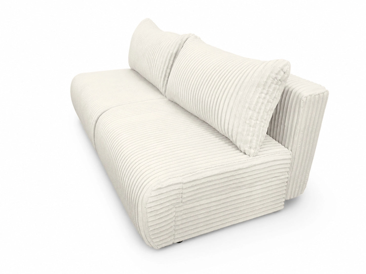 Sofa Loren 200 cm z funkcją spania – gruby sztruks Ambience