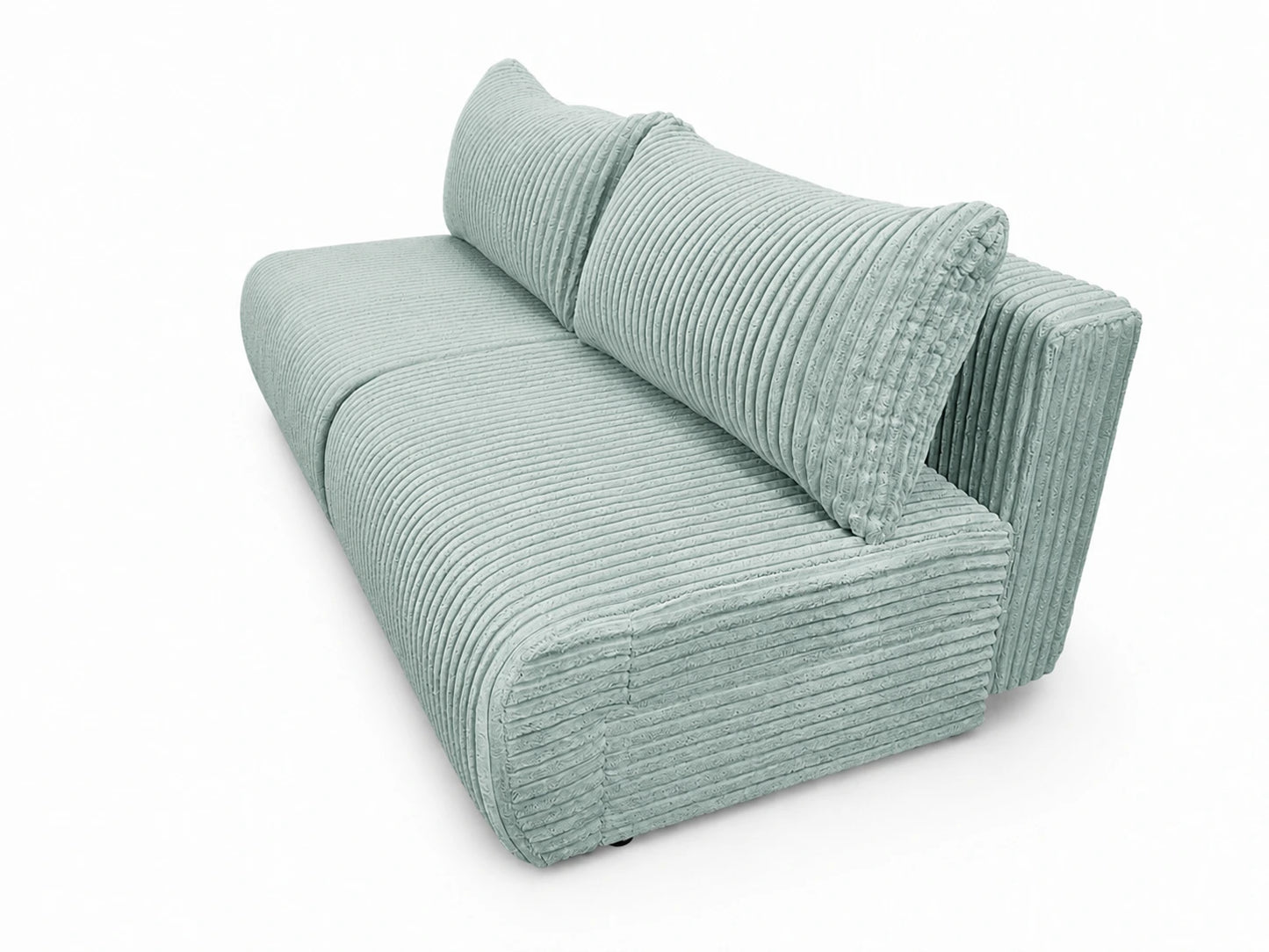 Sofa Loren 200 cm z funkcją spania – gruby sztruks Ambience