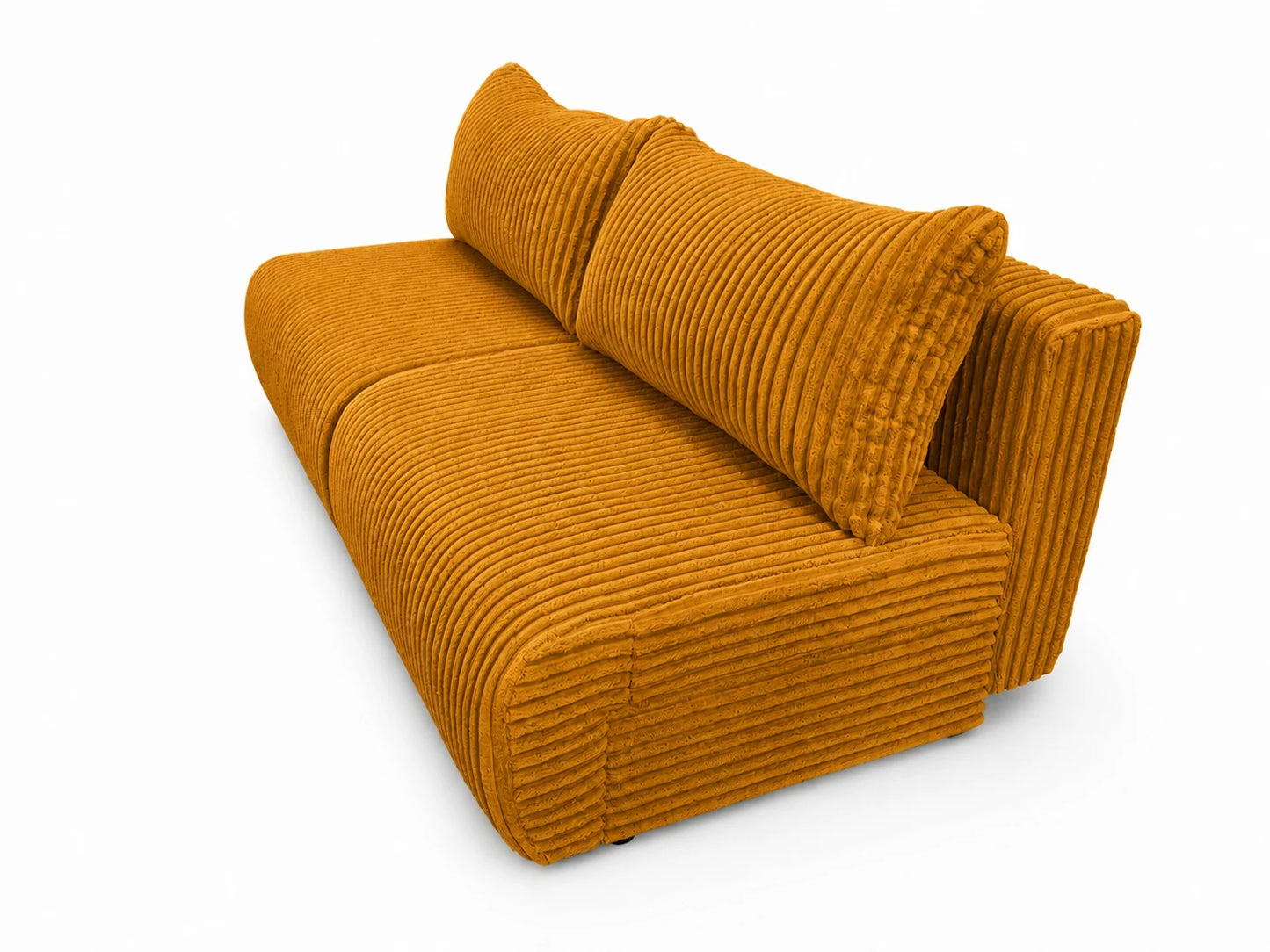 Sofa Loren 200 cm z funkcją spania – gruby sztruks Ambience