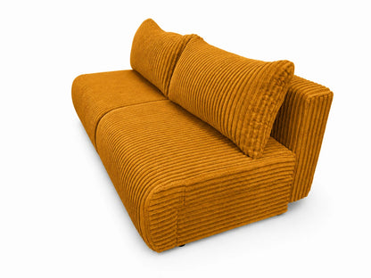 Sofa Loren 200 cm z funkcją spania – gruby sztruks Ambience
