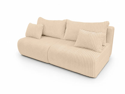 Sofa Loren 200 cm z funkcją spania – gruby sztruks Ambience