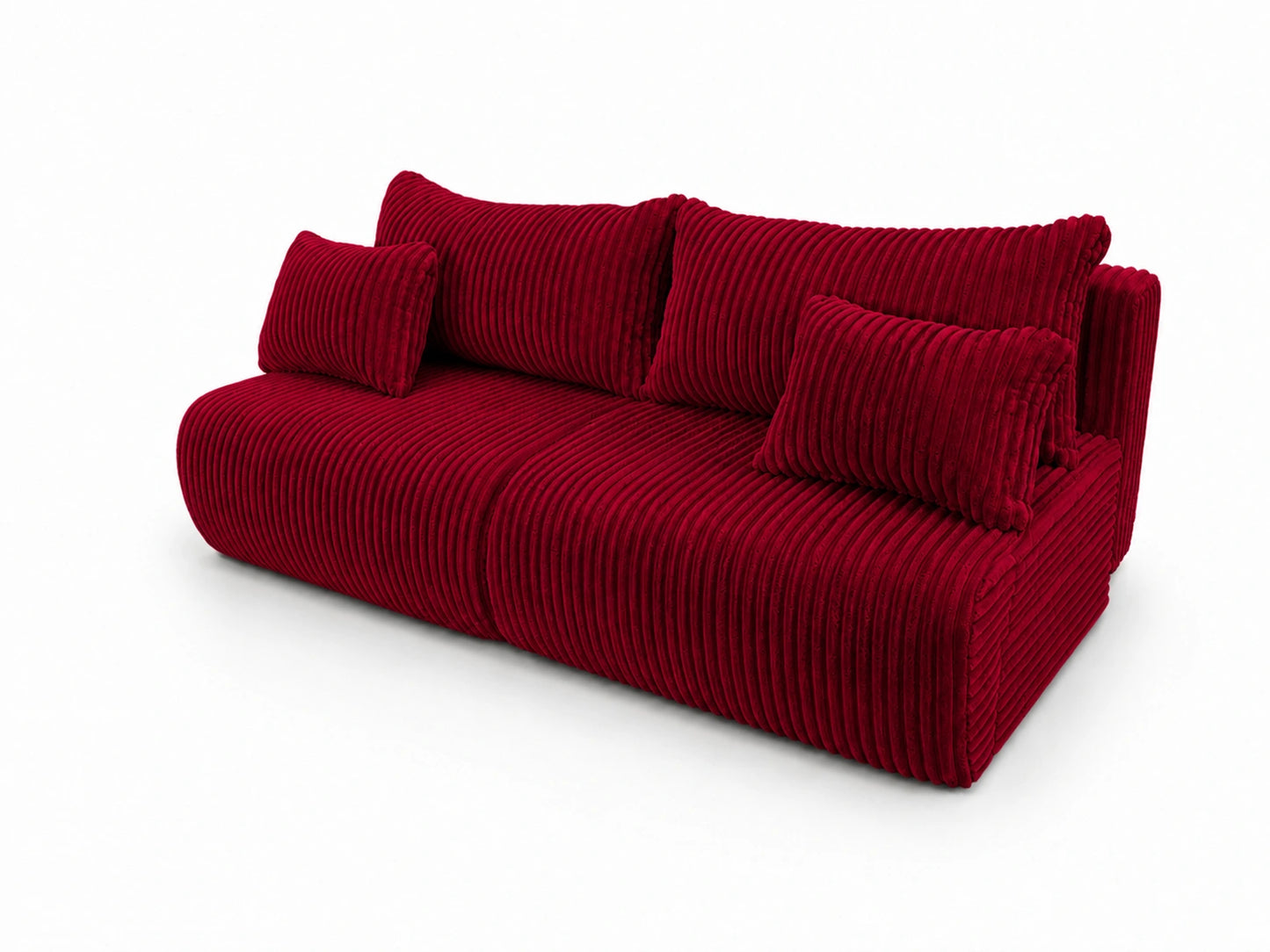 Sofa Loren 200 cm z funkcją spania – gruby sztruks Ambience