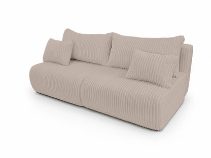 Sofa Loren 200 cm z funkcją spania – gruby sztruks Ambience