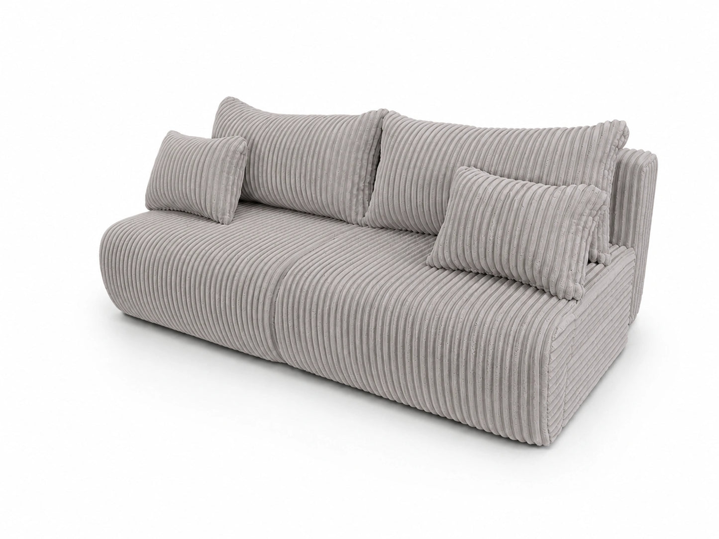 Sofa Loren 200 cm z funkcją spania – gruby sztruks Ambience