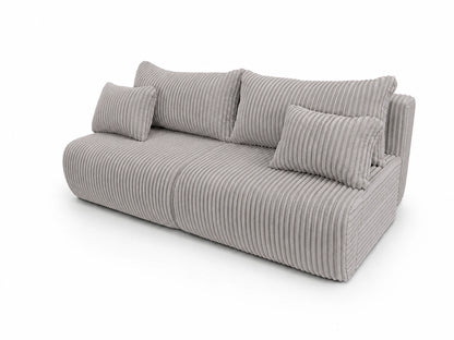 Sofa Loren 200 cm z funkcją spania – gruby sztruks Ambience