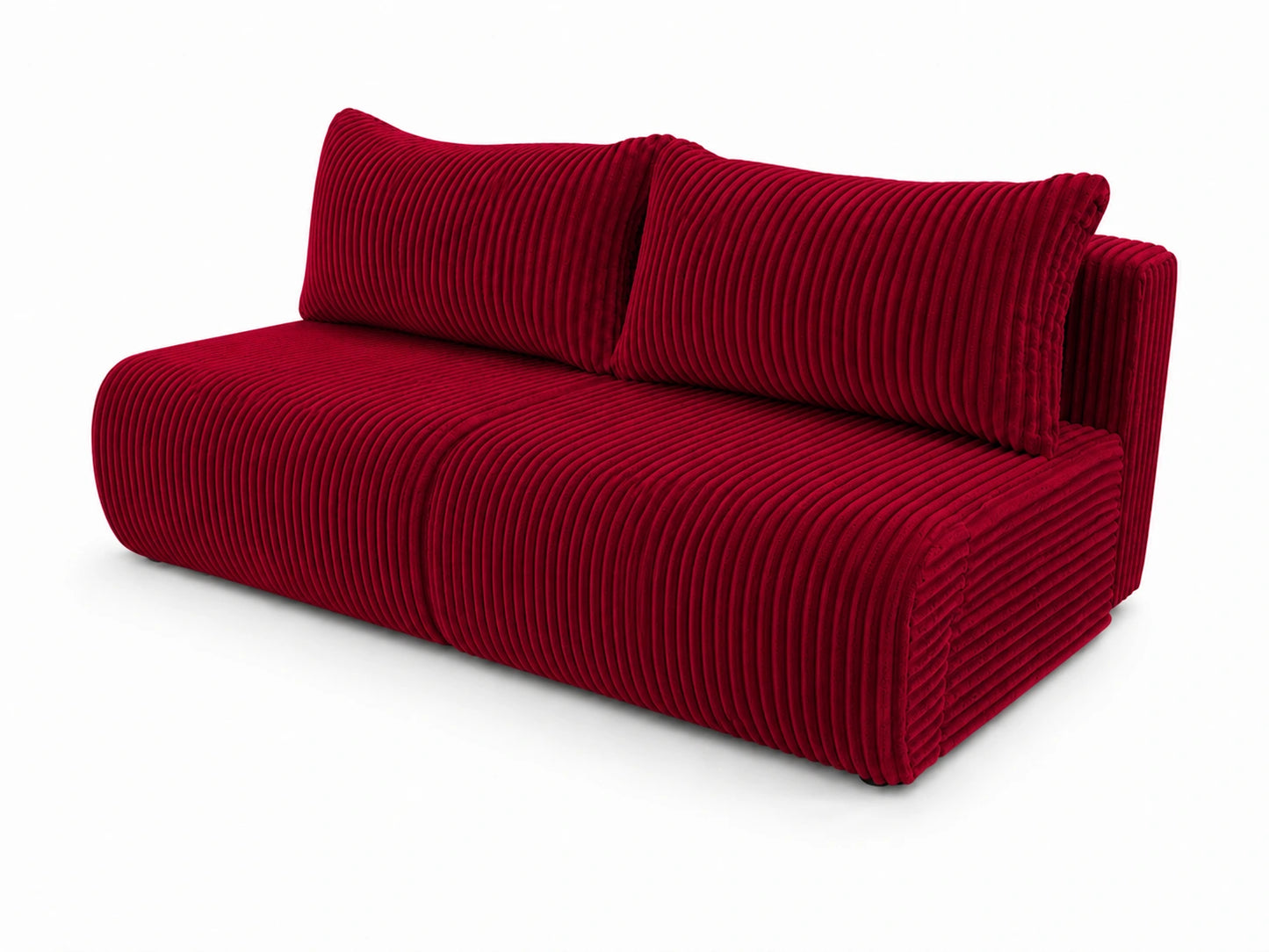 Sofa Loren 200 cm z funkcją spania – gruby sztruks Ambience