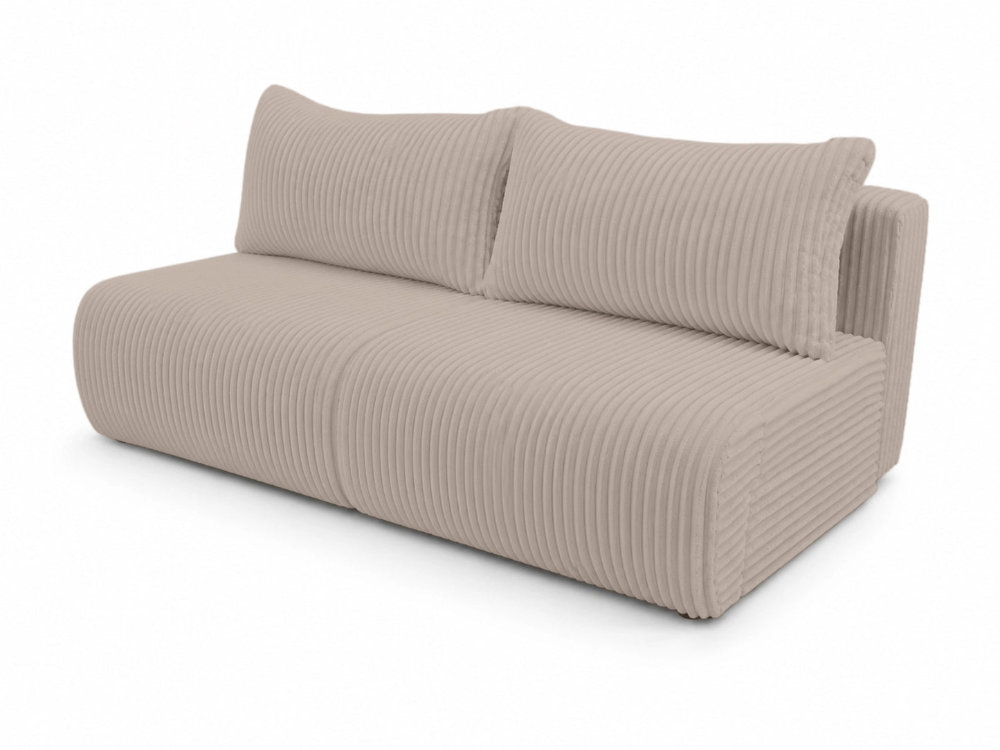 Sofa Loren 200 cm z funkcją spania – gruby sztruks Ambience