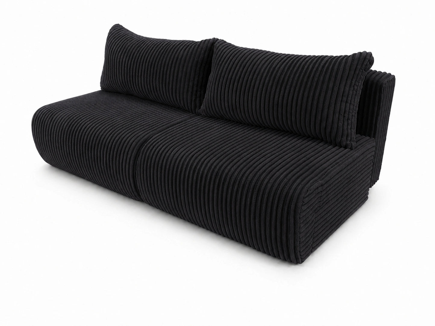 Sofa Loren 200 cm z funkcją spania – gruby sztruks Ambience
