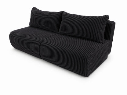 Sofa Loren 200 cm z funkcją spania – gruby sztruks Ambience