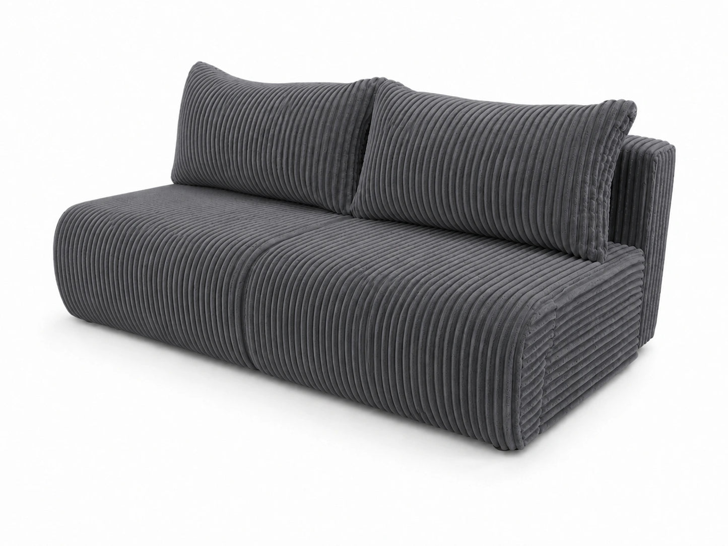Sofa Loren 200 cm z funkcją spania – gruby sztruks Ambience