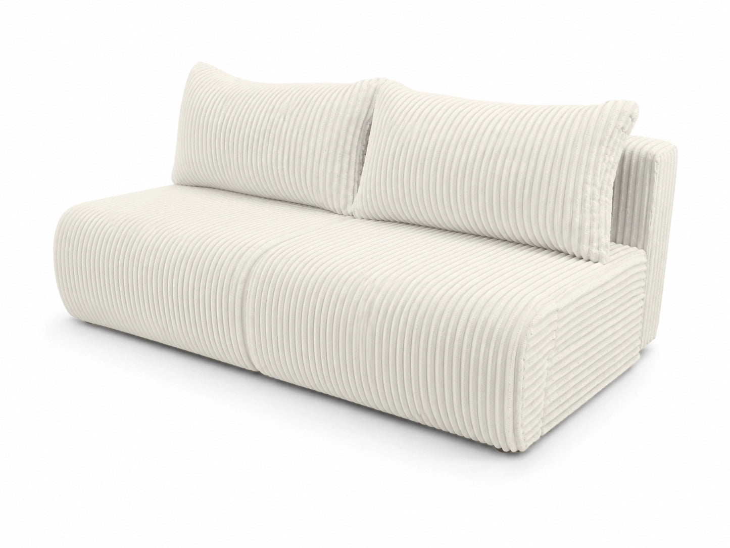 Sofa Loren 200 cm z funkcją spania – gruby sztruks Ambience