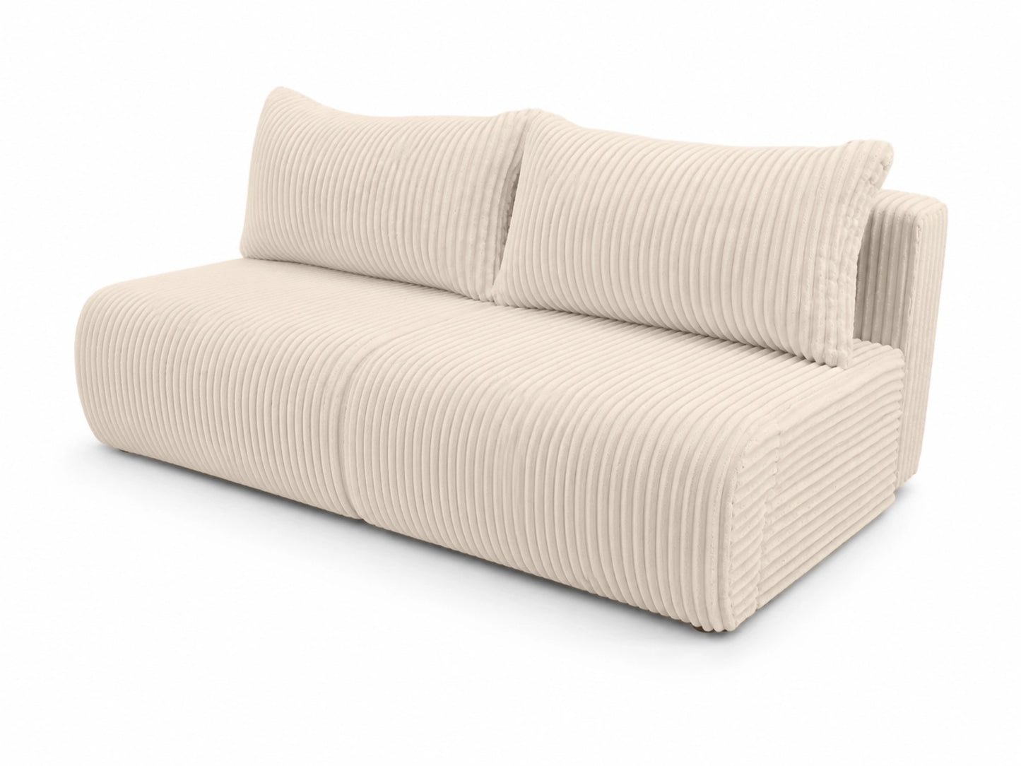 Sofa Loren 200 cm z funkcją spania – gruby sztruks Ambience