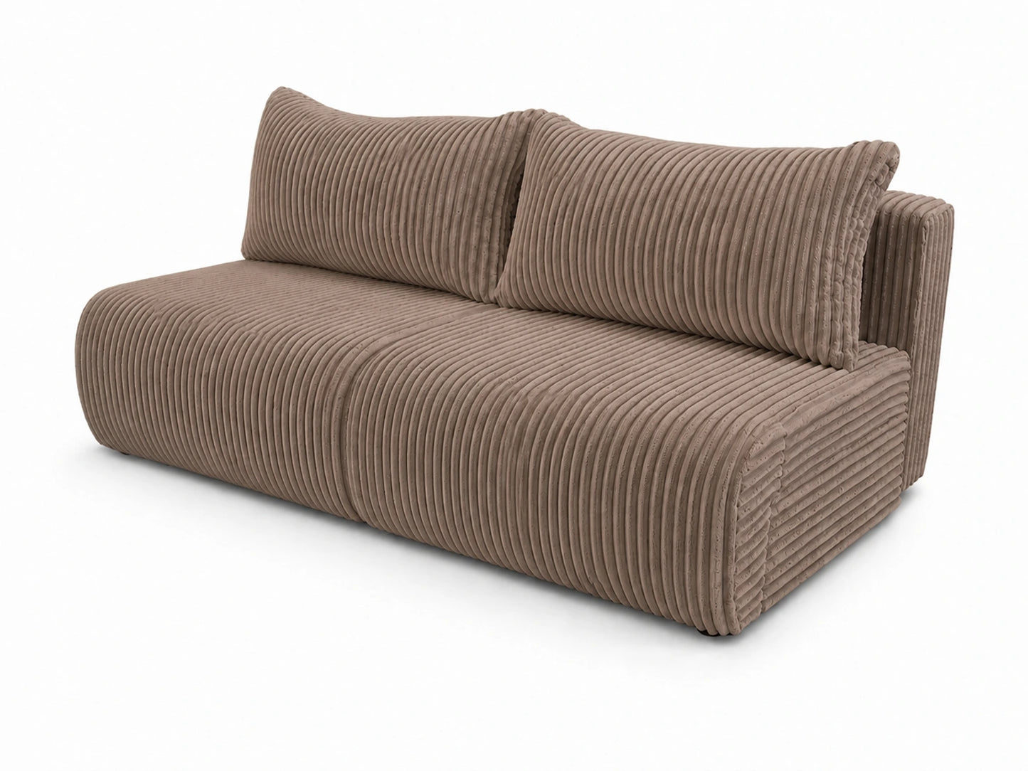 Sofa Loren 200 cm z funkcją spania – gruby sztruks Ambience