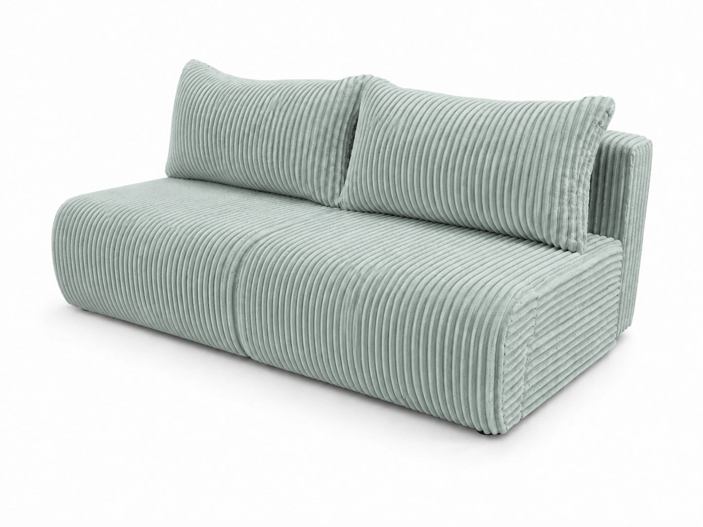Sofa Loren 200 cm z funkcją spania – gruby sztruks Ambience