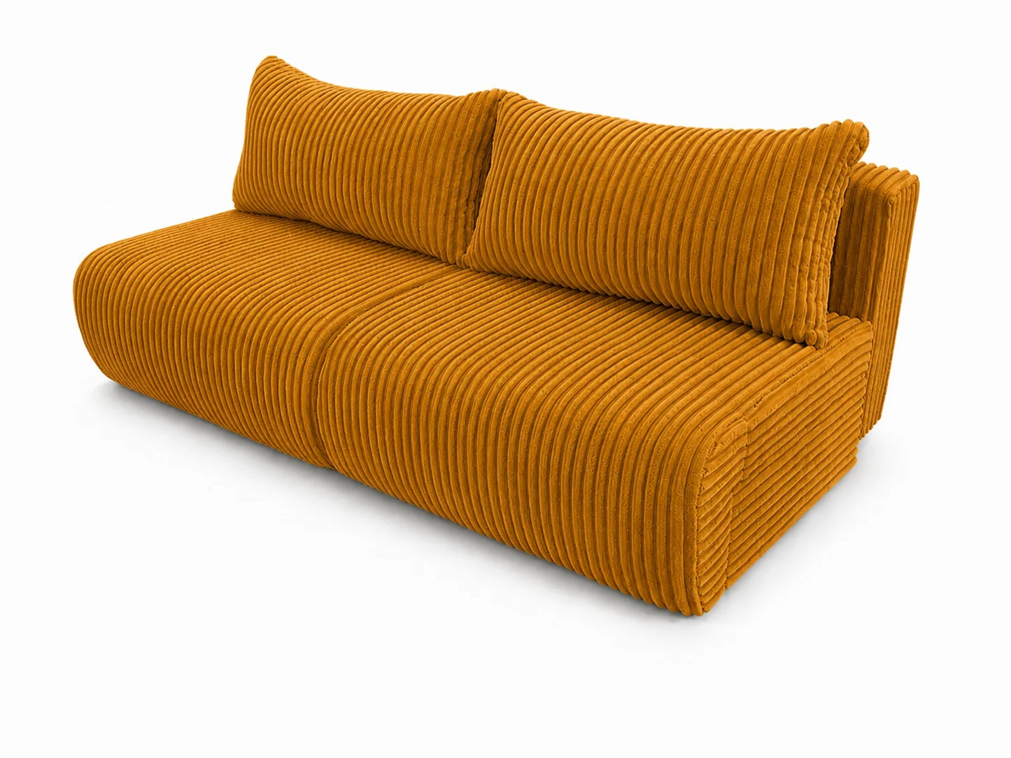 Sofa Loren 200 cm z funkcją spania – gruby sztruks Ambience