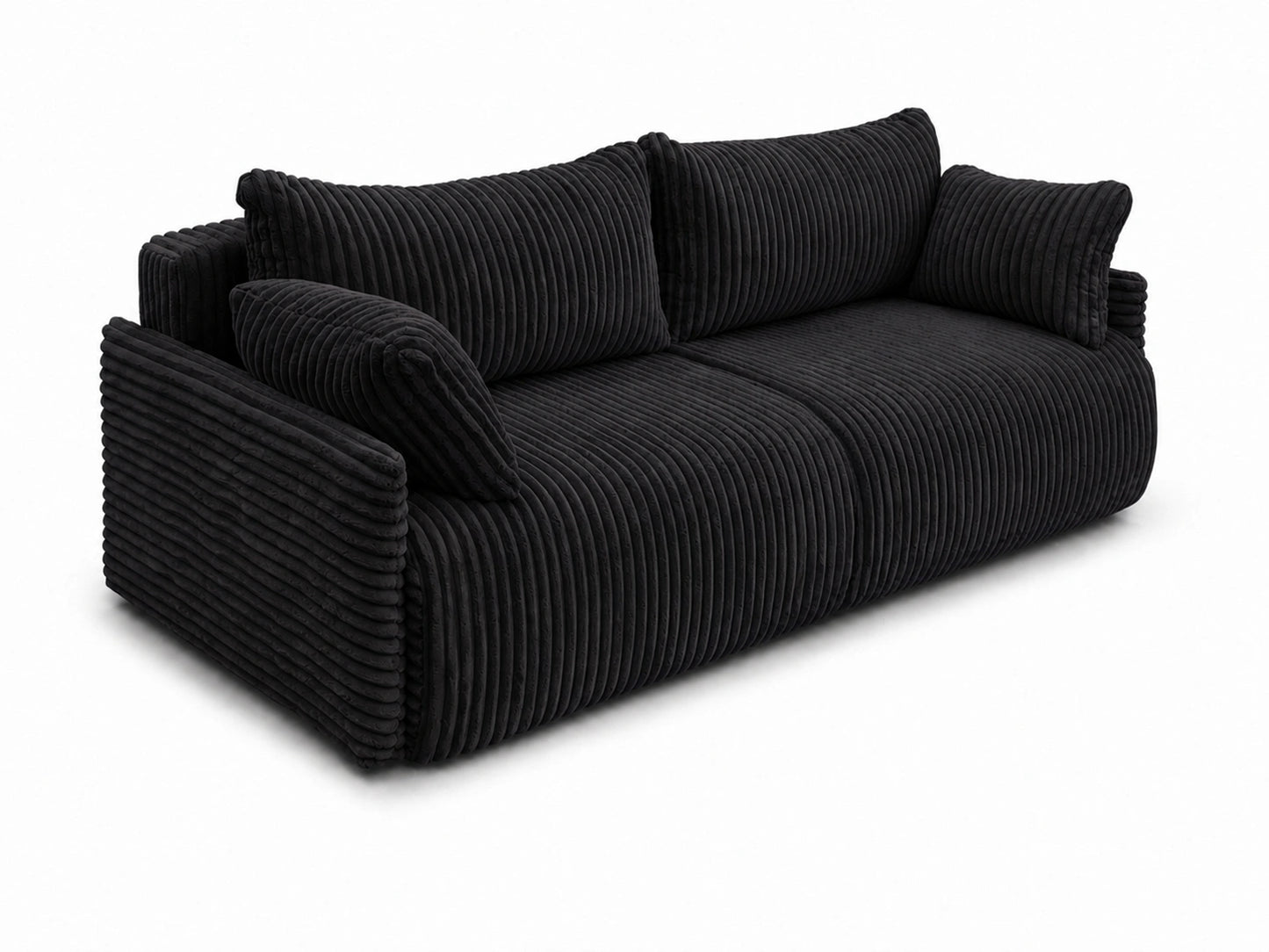 Sofa Lulu rozkładana z pojemnikiem na pościel – 220 cm