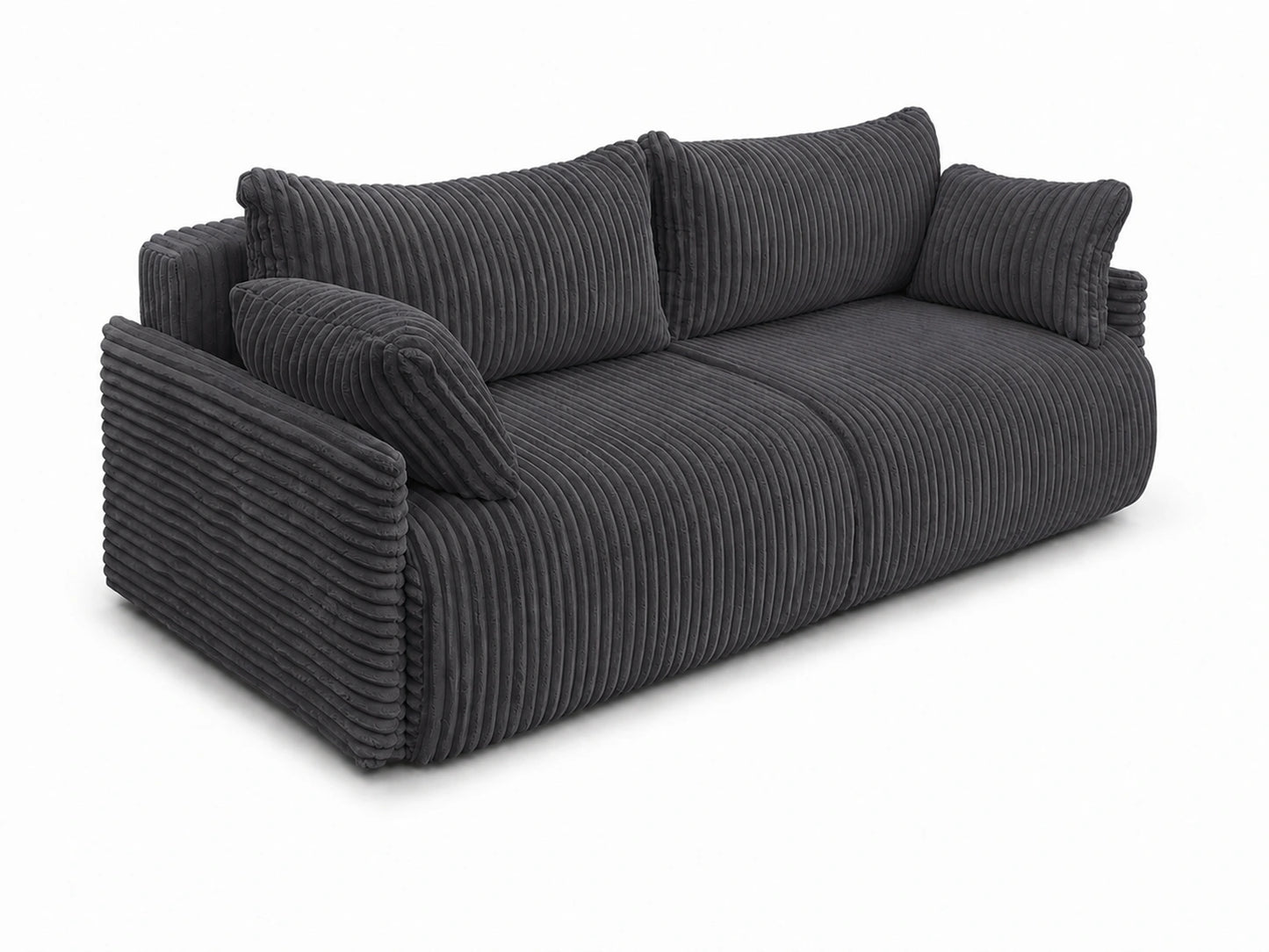 Sofa Lulu rozkładana z pojemnikiem na pościel – 220 cm