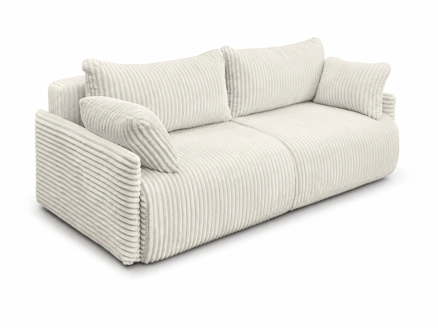Sofa Lulu rozkładana z pojemnikiem na pościel – 220 cm