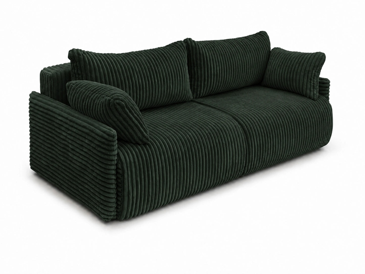 Sofa Lulu rozkładana z pojemnikiem na pościel – 220 cm