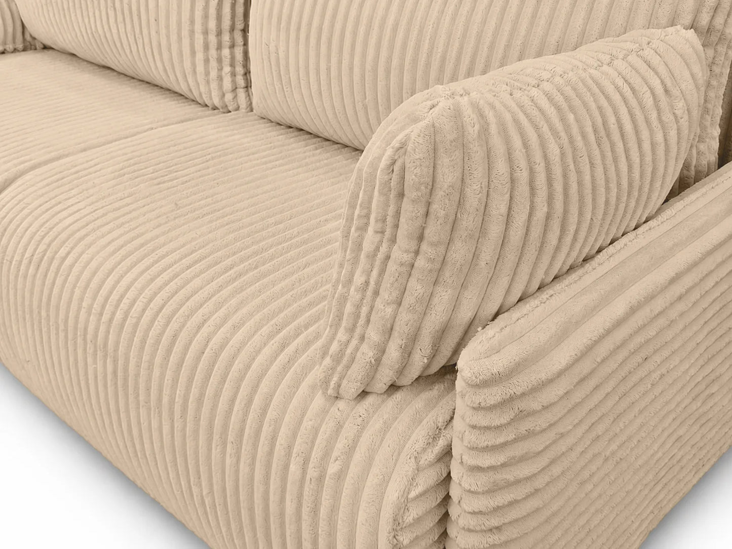 Sofa Lulu rozkładana z pojemnikiem na pościel – 220 cm