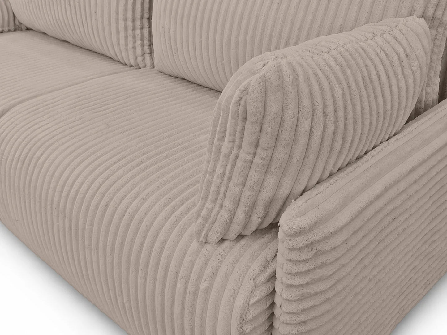Sofa Lulu rozkładana z pojemnikiem na pościel – 220 cm