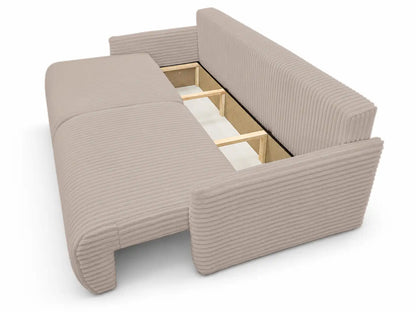 Sofa Lulu rozkładana z pojemnikiem na pościel – 220 cm