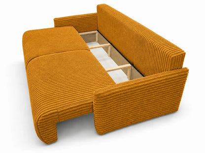 Sofa Lulu rozkładana z pojemnikiem na pościel – 220 cm