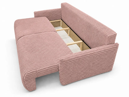 Sofa Lulu rozkładana z pojemnikiem na pościel – 220 cm