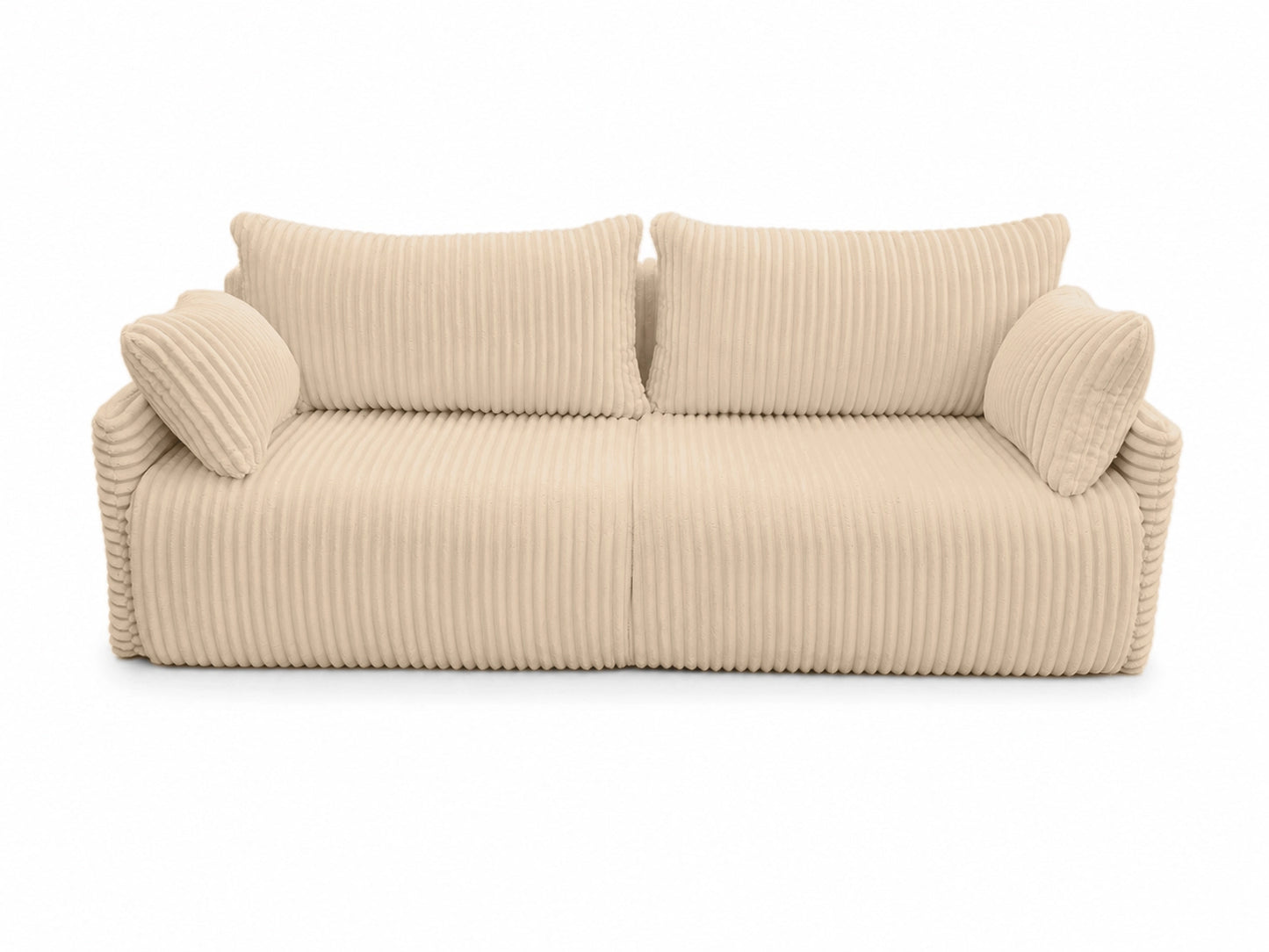 Sofa Lulu rozkładana z pojemnikiem na pościel – 220 cm