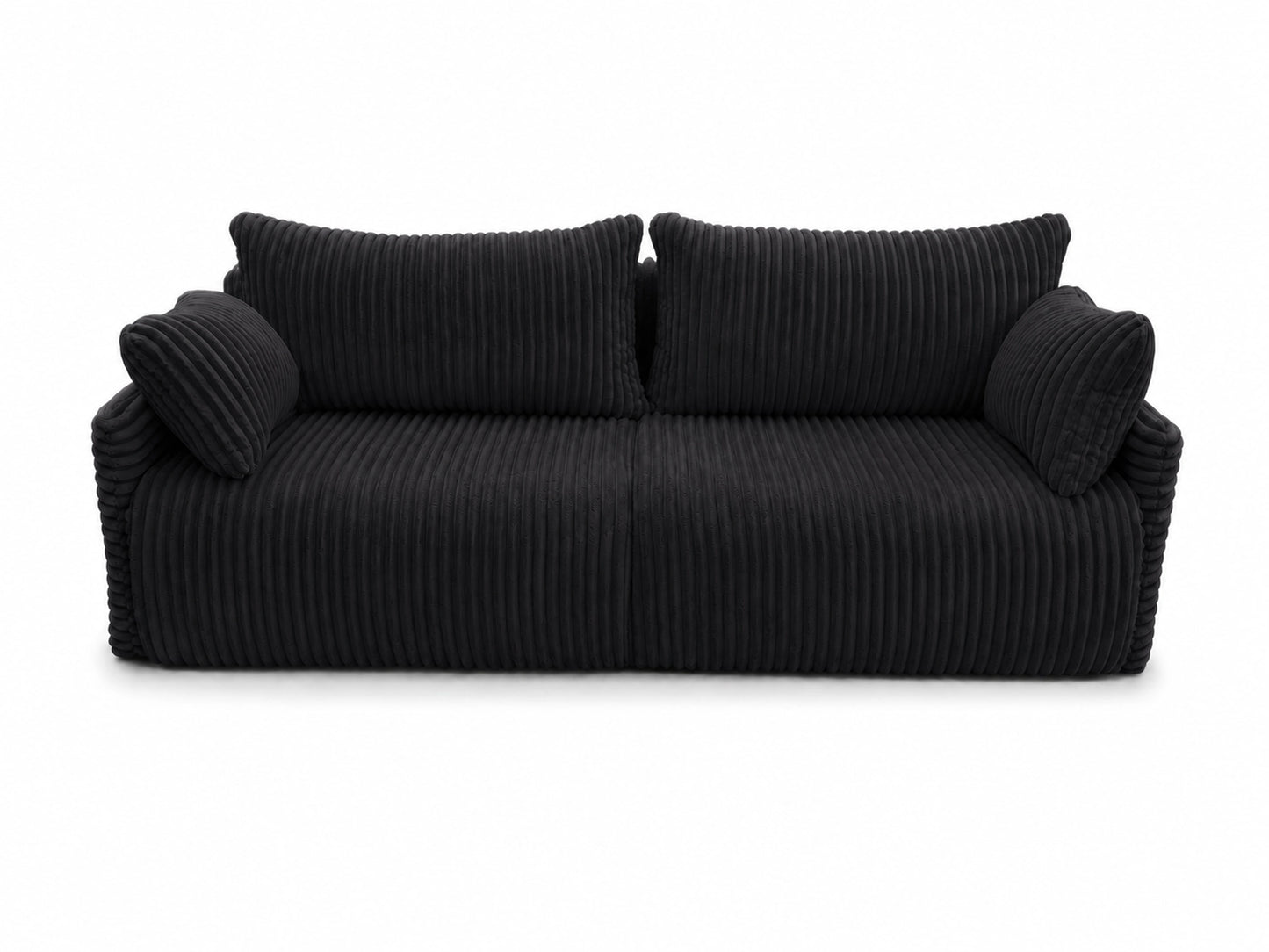 Sofa Lulu rozkładana z pojemnikiem na pościel – 220 cm