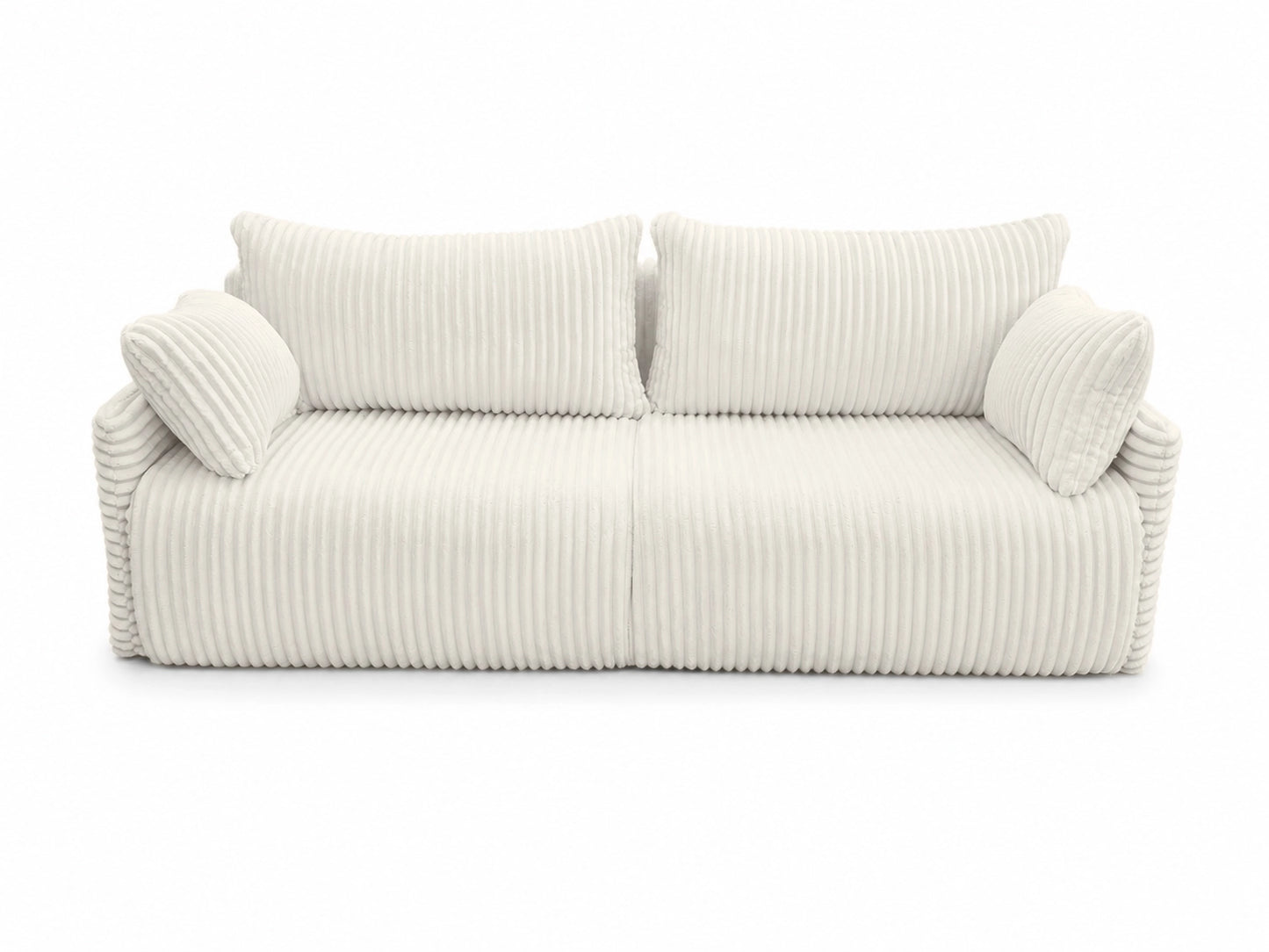 Sofa Lulu rozkładana z pojemnikiem na pościel – 220 cm