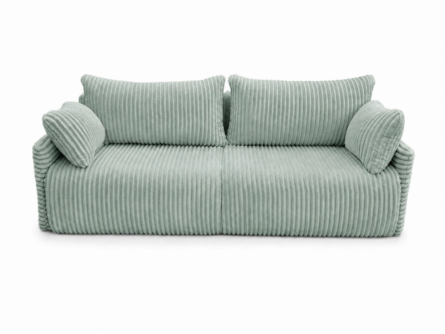 Sofa Lulu rozkładana z pojemnikiem na pościel – 220 cm