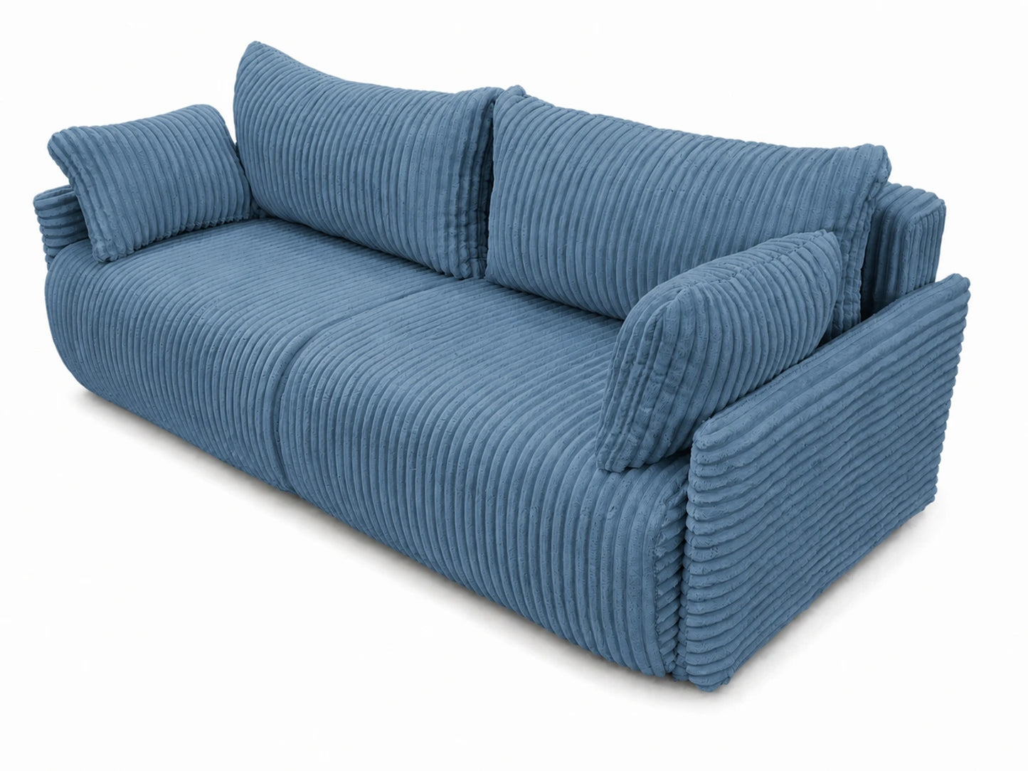 Sofa Lulu rozkładana z pojemnikiem na pościel – 220 cm
