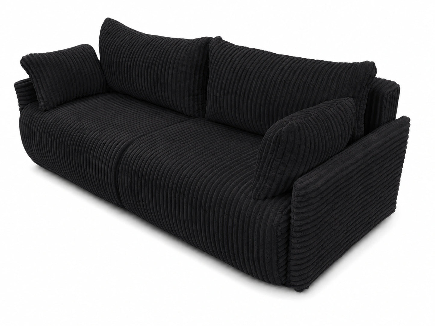Sofa Lulu rozkładana z pojemnikiem na pościel – 220 cm