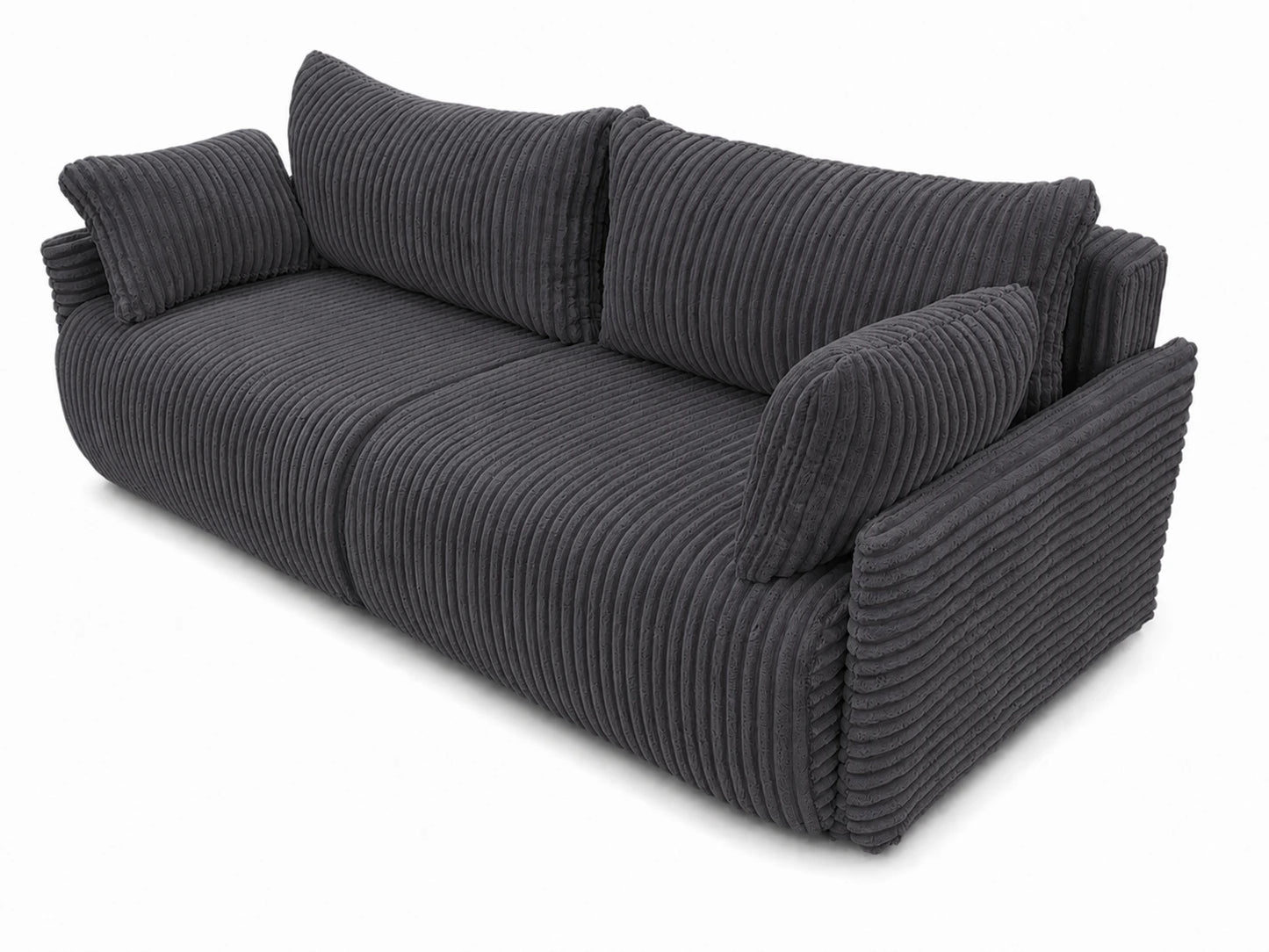 Sofa Lulu rozkładana z pojemnikiem na pościel – 220 cm