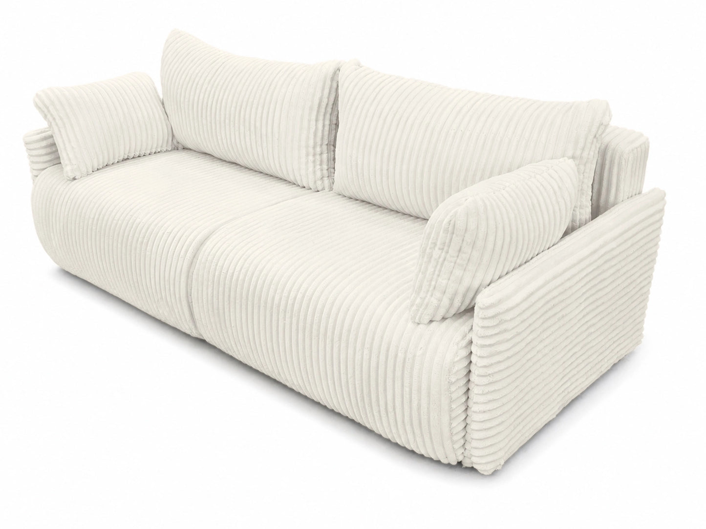 Sofa Lulu rozkładana z pojemnikiem na pościel – 220 cm