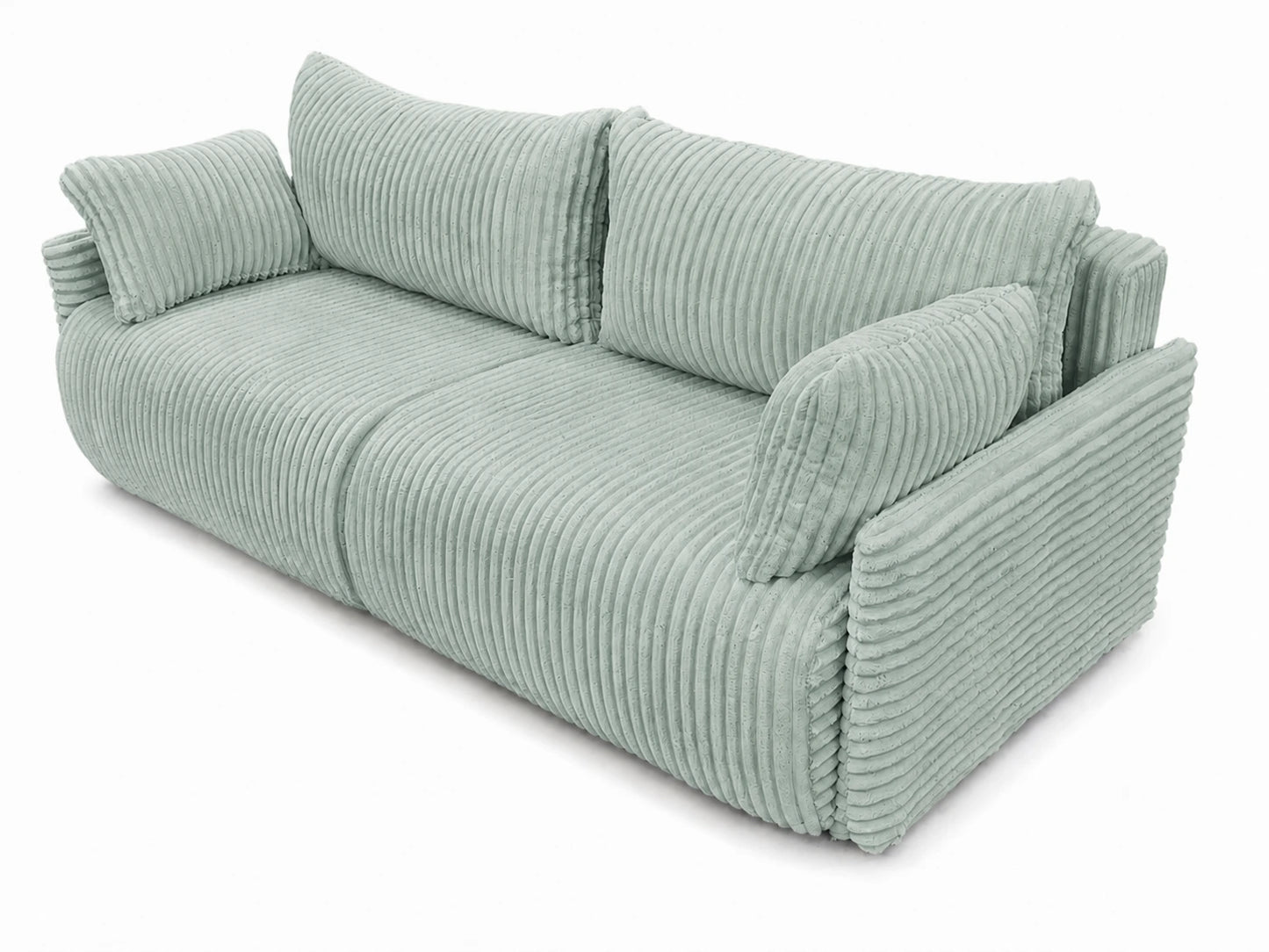 Sofa Lulu rozkładana z pojemnikiem na pościel – 220 cm