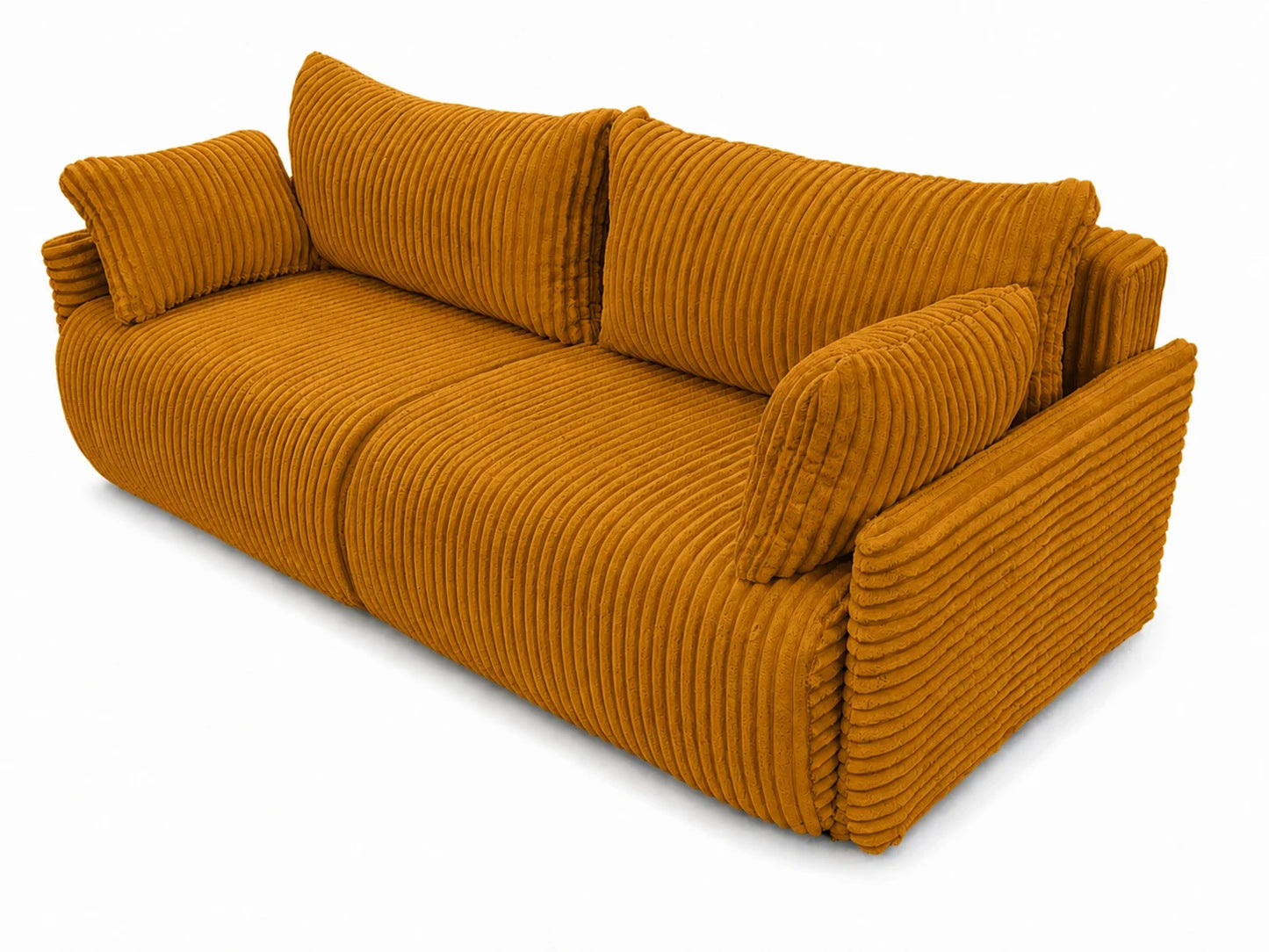 Sofa Lulu rozkładana z pojemnikiem na pościel – 220 cm