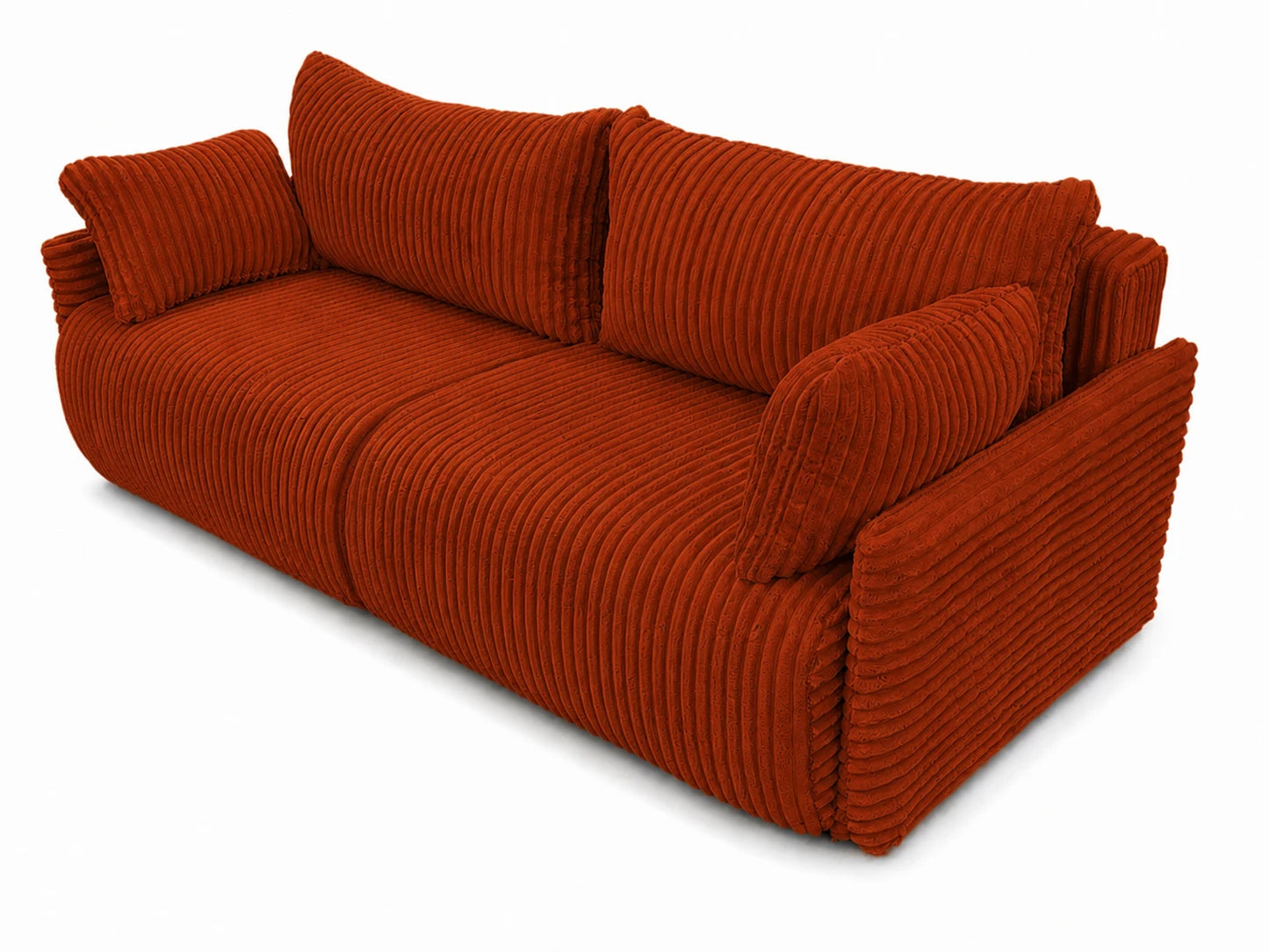 Sofa Lulu rozkładana z pojemnikiem na pościel – 220 cm