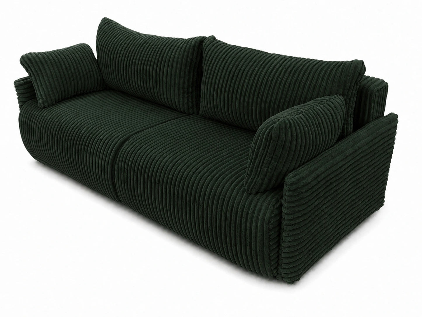 Sofa Lulu rozkładana z pojemnikiem na pościel – 220 cm