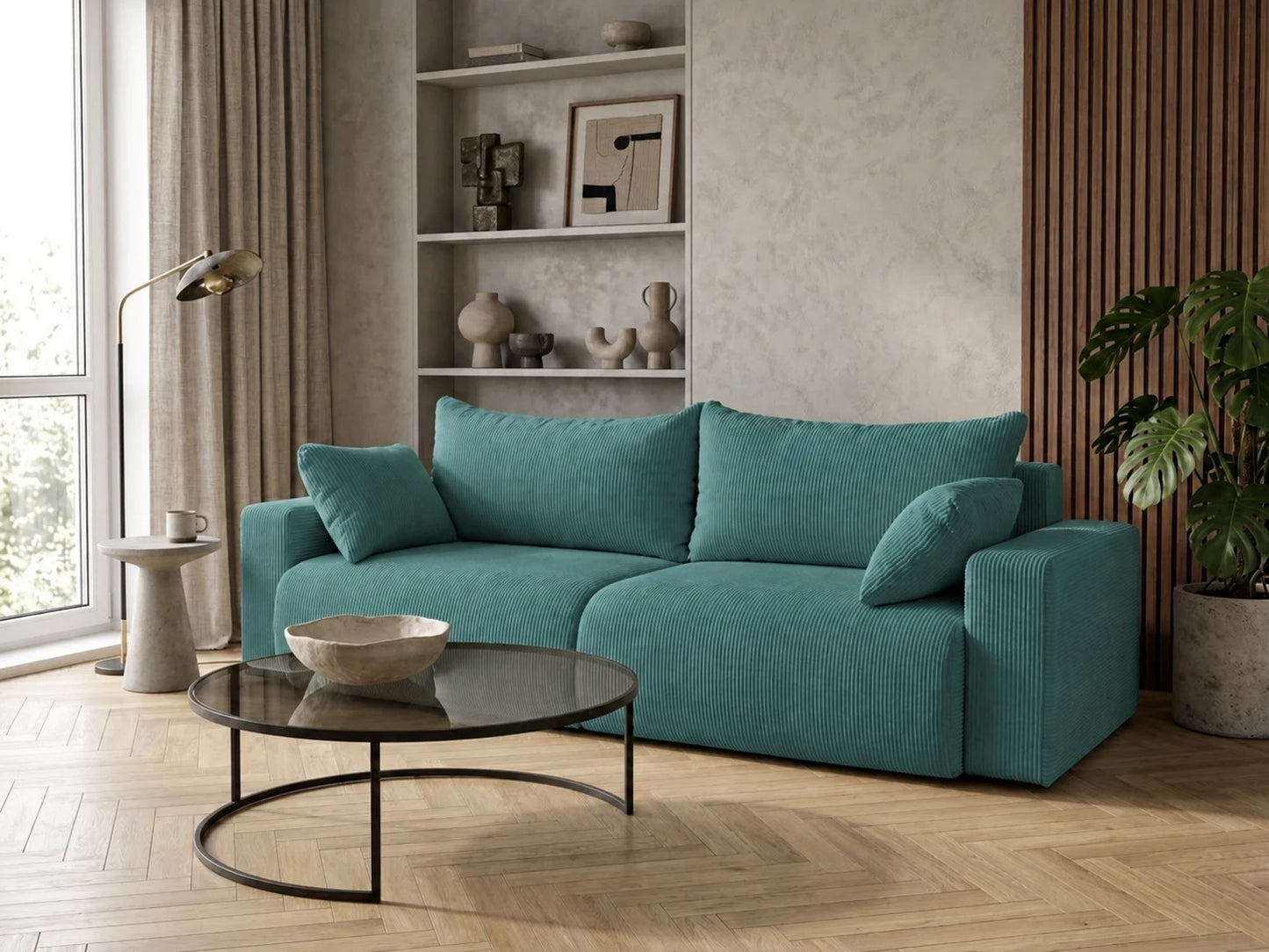Sofa Lumo rozkładana z funkcją spania – 245 cm