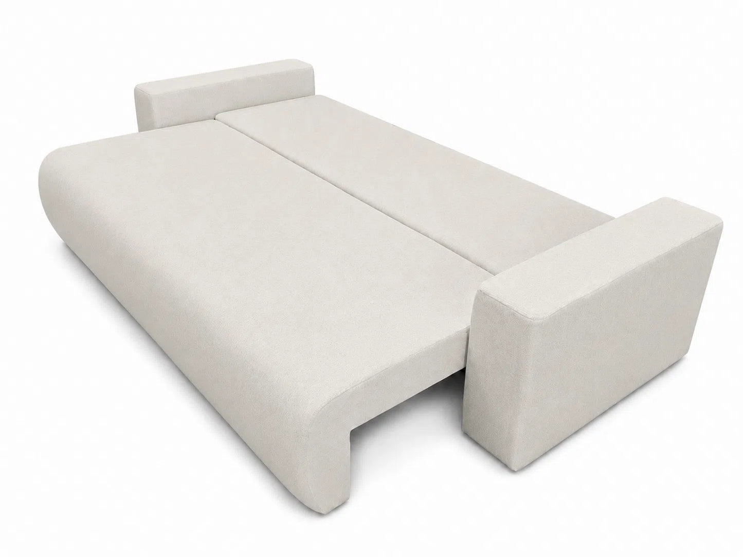 Sofa Nola– nowoczesna sofa rozkładana z pojemnikiem, tkanina łatwoczyszcząca Velo