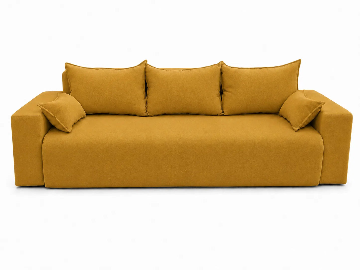Sofa Nola– nowoczesna sofa rozkładana z pojemnikiem, tkanina łatwoczyszcząca Velo