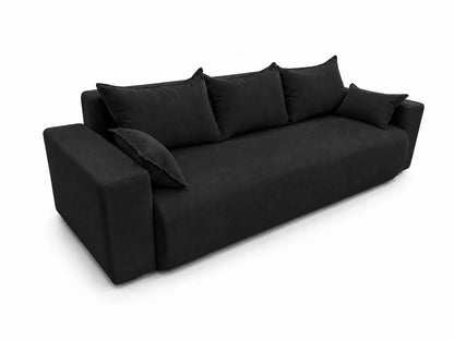 Sofa Nola– nowoczesna sofa rozkładana z pojemnikiem, tkanina łatwoczyszcząca Velo