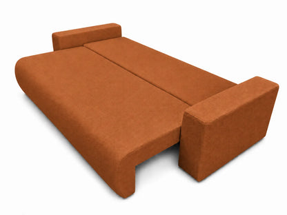 Sofa Nola– nowoczesna sofa rozkładana z pojemnikiem, tkanina łatwoczyszcząca Velo